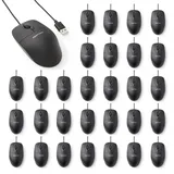 Amazon Basics USB-Maus Schwarz