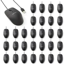 Amazon Basics USB-Maus Schwarz