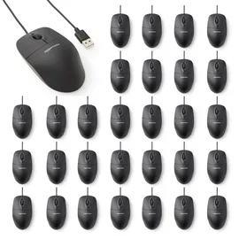 Amazon Basics USB-Maus Schwarz
