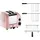 Dualit Toaster Paket 3, 2er Toaster mit zwei Sandwichzangen und GRATIS Brötchenaufsatz , Farbe:Pink - Rosa