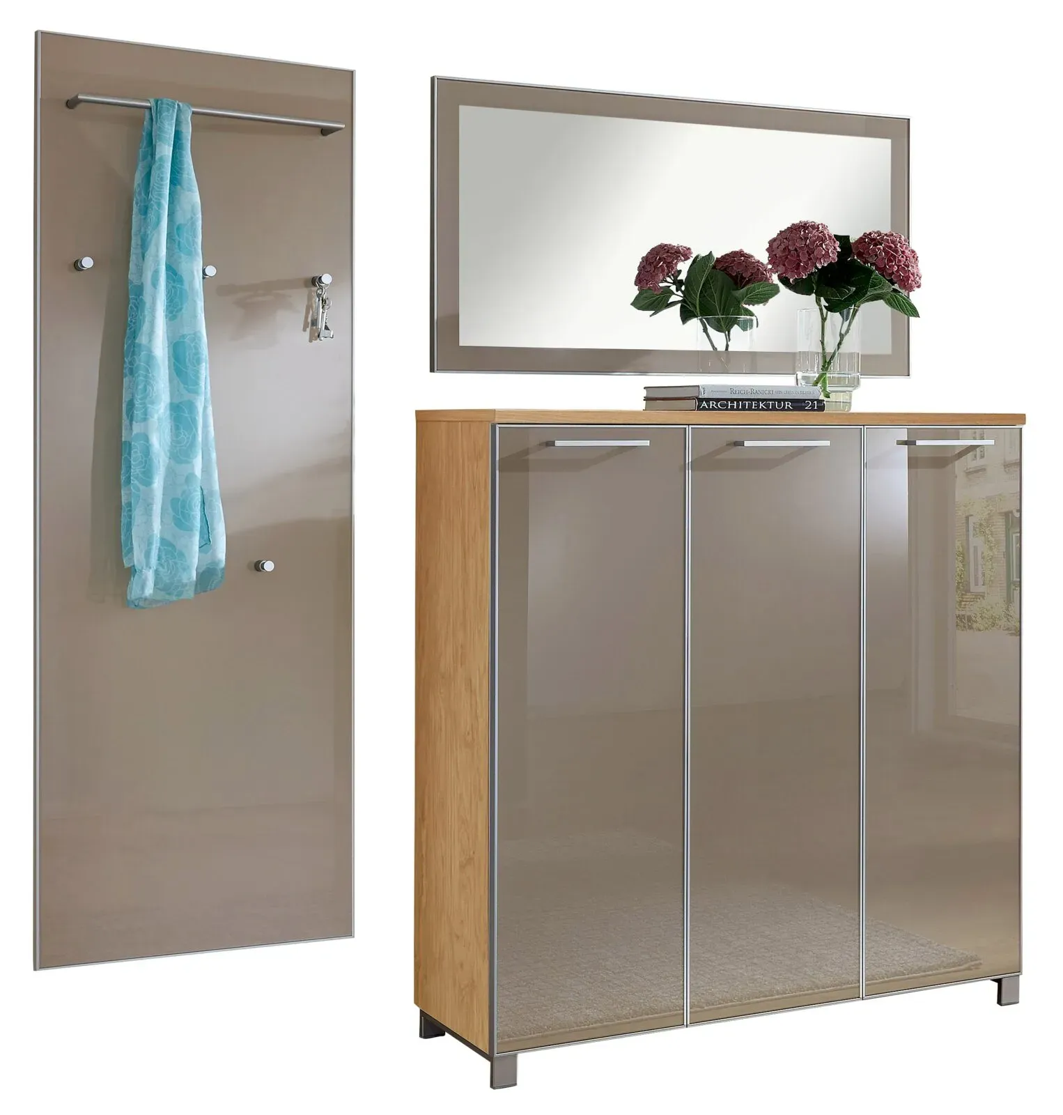 VOSS Garderoben-Set 3-tlg. (Set55) SANTINA - B/H/T ca. 196,00x195,00x37,00