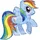 Anagram My Little Pony Folienballon mehrfarbig
