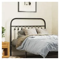 VidaXL Kopfteil Metall Schwarz 100 cm