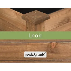 needs&wants Growy1 121 x 63 x 75 cm Braun