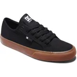 DC Shoes Manual Sneaker, Schwarz Gum, 42.5 EU