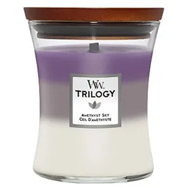 Woodwick Amethyst Sky Duftkerze 275 g lila