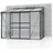 Alu schwarz ESG/HKP 3 mm / Dach 6 mm 5,2 m2