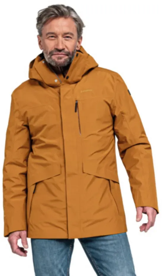 Schöffel Winter-Parka 3in1 Warschau GORE TEX® (wasser- und winddicht) orange Herren