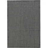 KADIMA DESIGN Küchenteppich Uni Robust Waschbar Strapazierfähig Terrasse Garten Schwarz 160x230 cm OEKO-TEX Schadstoffgeprüft – ORIANA von Kadima Design