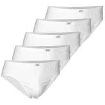 Jbs Slip unifarben weiß L 5er Pack