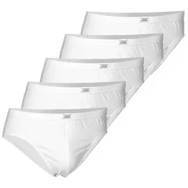 Jbs Slip unifarben weiß L 5er Pack