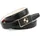 Anthoni Crown Damengürtel Leder schwarz 75