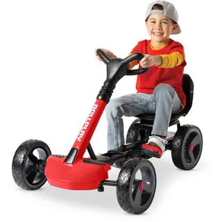 Rollplay GmbH Rollplay FLEX Kart XL Pedal Ride-On für Kinder ab 4 Jahren, Belastbar bis 50 kg