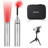 BOSYTRO 2 In 1 Rotlichtlampe, Infrarotlampe mit Klammer, Tragbares Rotlichtlampe Wärmelampe für Muskelentspannung und Schmerzlinderung, Red Light Therapy mit 460nm 630nm 660nm 850nm 950nm