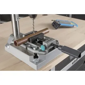 WOLFCRAFT Maschinenschraubstock Grauguss 85 mm grau