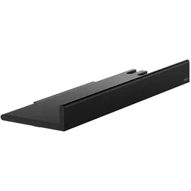 Keuco Duschablage REVA sw matt, mit integriertem Glasabzieher