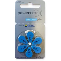 varta powerone implant plus Power One Implant Plus Hörgerätebatterien P675 PR44 6er Blister