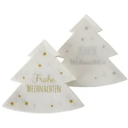 Serviette Tanny silber 20 Stück