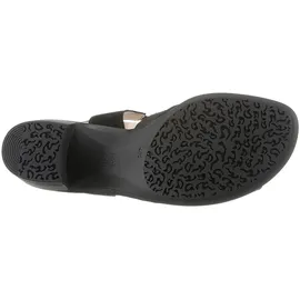 ARA Damen Lugano Sandale, mit Absatz, schwarz, 38 EU weit)