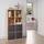 [en.casa] Faltbox 30 x 30 x 28 cm 10-tlg. dunkelgrau