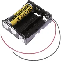 MPD Batteriehalter 3x Mignon (AA) 58 x 48 x 16 mm