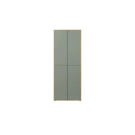 Forte Alice Springs Schuhschrank 74,5 x 34,9 x 191,9 cm grün