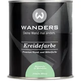 Wanders Shabby Chic Kreidefarbe 750 ml - Frische Minze/Helles Grün - Küchenmöbellack und Möbelfarbe ohne Schleifen. Chalk Paint, für Holz & mehr. Hohe Deckkraft, schnell trocknend
