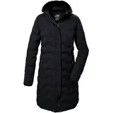 KILLTEC Damen Steppparka/Funktions Parka mit Kapuze KOW 9 WMN QLTD PRK, schwarz, 40, 41806-000