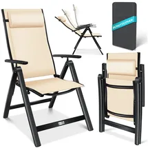Kesser Gartenstuhl Hochlehner 58 x 58 x 114 cm beige 1 St.