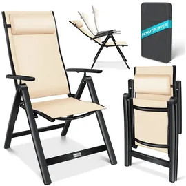 Kesser Gartenstuhl Hochlehner 58 x 58 x 114 cm beige 1 St.