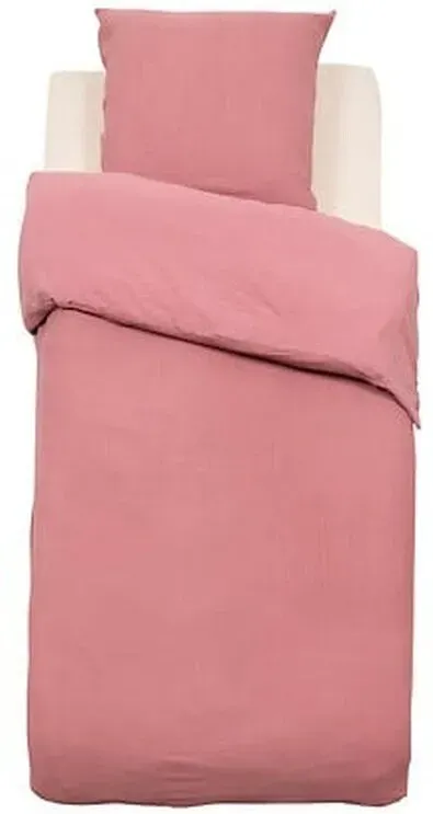 Lili-Bettwäsche 140 x 200 cm Antikrosa – 1 Stück – für Schlafzimmer zu Hause