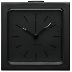 LEFF AMSTERDAM - BLOCK ALARM CLOCK - black - black