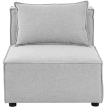 Juskys modulares Sofa Domas - Variantenauswahl - Hellgrau