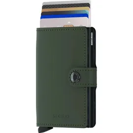 Secrid Miniwallet Unisex Geldbörse matte green-black