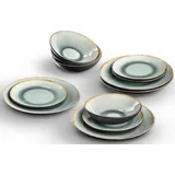 OTTO home Leelani Tafelservice 12-tlg. grau
