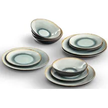 OTTO home Leelani Tafelservice 12-tlg. grau
