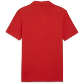 Puma teamGOAL Casuals Poloshirt Herren 01 red/white L