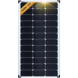 enjoy solar Mono 100W 12V Monokristallines Solarpanel Solarmodul Photovoltaikmodul ideal für Wohnmobil, Gartenhäuse, Boot