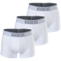 Diesel Herren Boxershorts, 3er Pack - UMBX-DAMIENTHREEPACK, Trunks, Cotton Stretch Weiß 2XL