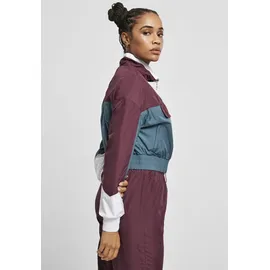 Starter Ladies Starter Colorblock Pull Over Jacket - Violet