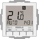 Eberle UTE 4800-R-RAL9010-G-55 Raumthermostat Unterputz Tagesprogramm, Wochenprogramm H