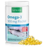 Kräuterhaus Sanct Bernhard Omega-3 Fischöl 500 mg Kapseln 1000 St.