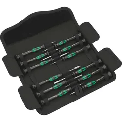 Wera Kraftform Micro 12 Electronics 1 Elektronik-Schraubendrehersatz, 12-teilig - 05073677001