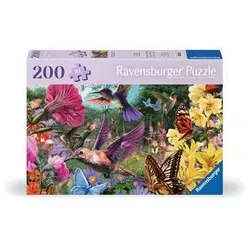 Ravensburger 200 Teile Puzzle Kolibris und Schmetterlinge