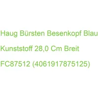 Haug® bürsten Besenkopf blau Kunststoff 28,0 cm breit
