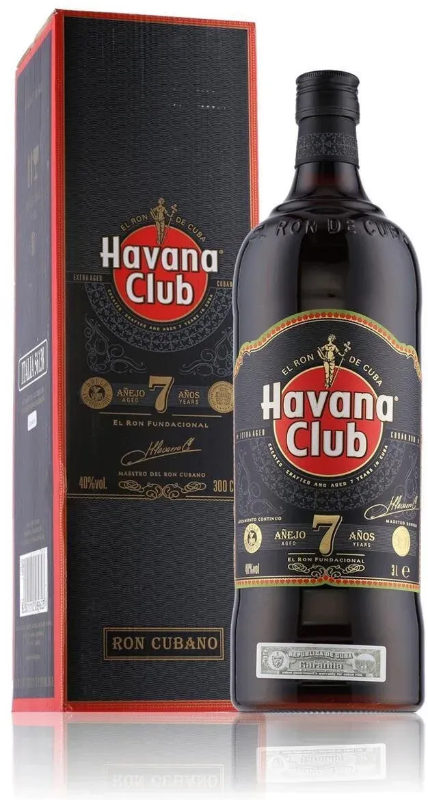 Havana Club Añejo 7 Years Rum 40% Vol. 3l in Geschenkbox