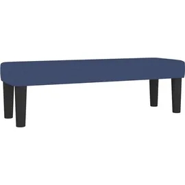 vidaXL Boxspringbett 180 x 200 cm Blau