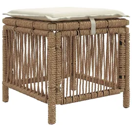 vidaXL Garten Essgruppe 4-tlg. Beige/Creme