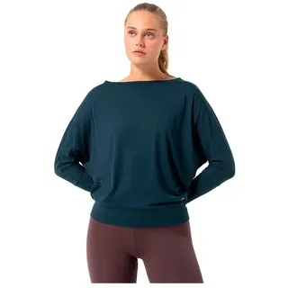 super.natural Kula Langarm-t-shirt - Blueberry - XL