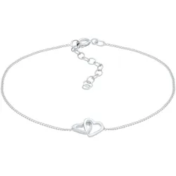 Elli Herz Anhänger Liebe Verbunden 925 Silber silberfarben Damen 